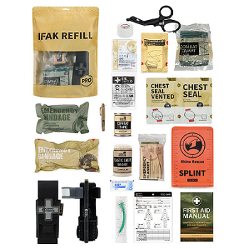 Pochette IFAK à compartiment unique avec conception autonome