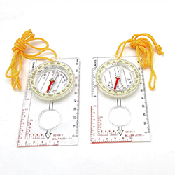 Boussole à plaque de base transparente